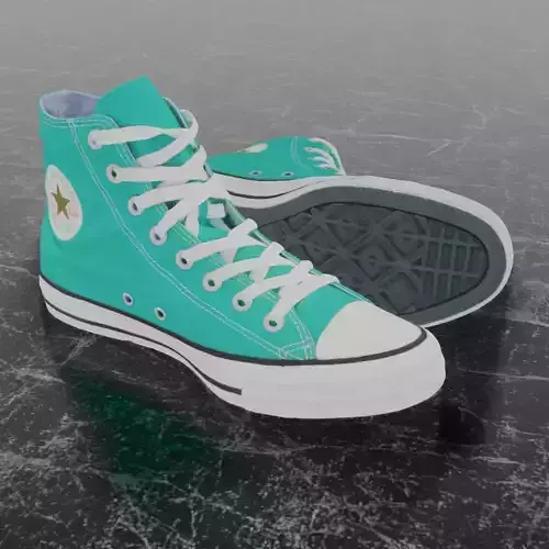 CONVERSE 3D SHOES - TURQUOISE