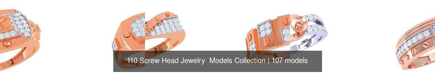 110 Screw Head Jewelry Models Collection _24