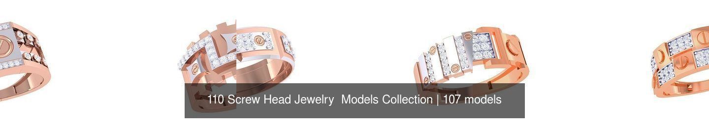 110 Screw Head Jewelry Models Collection _23