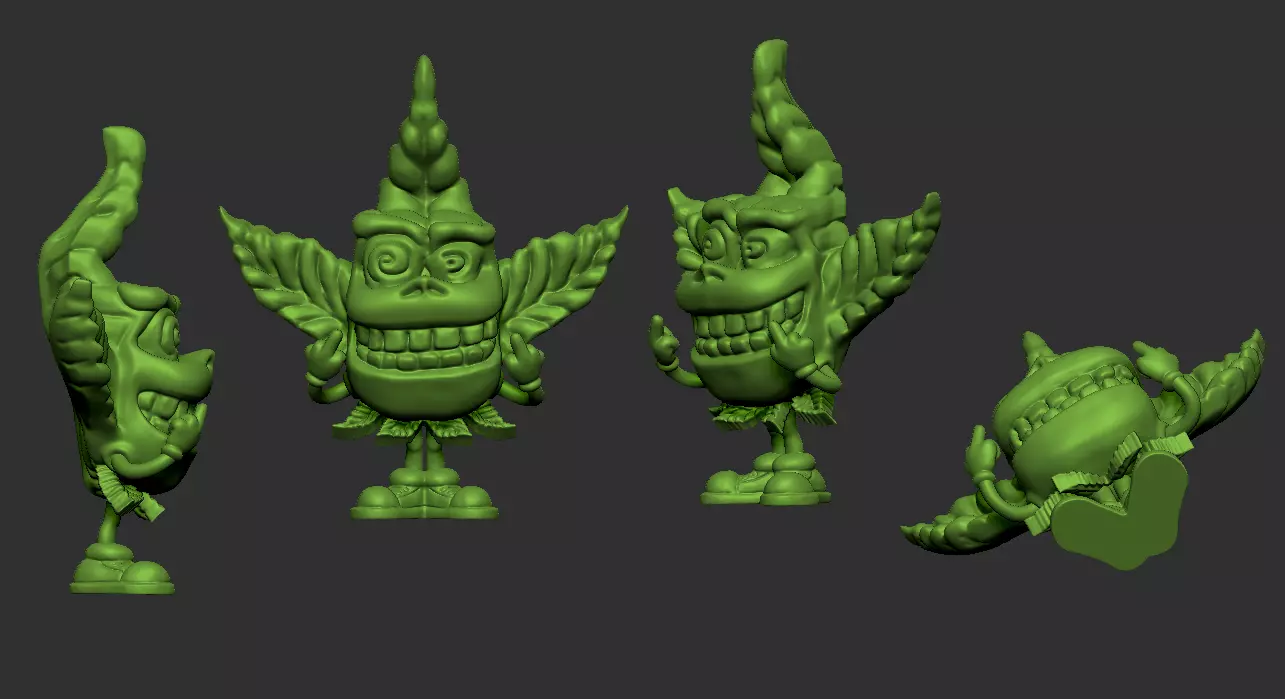 marihuano personaje 11 funko 3D print model_0