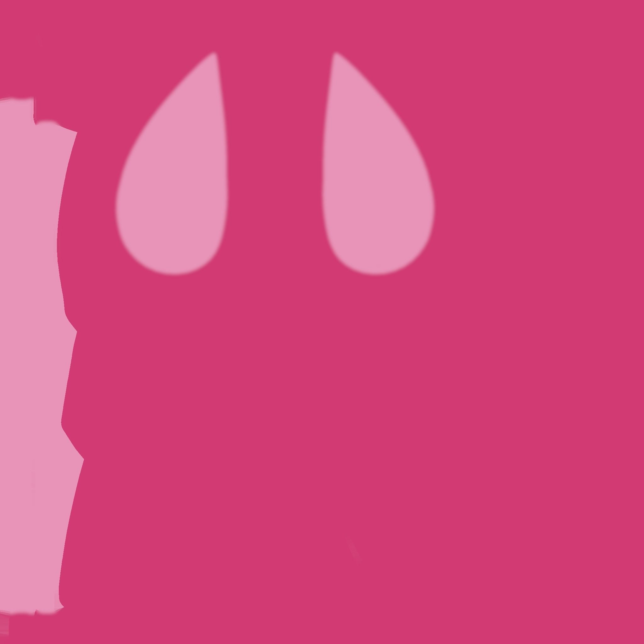 Furry Ears Tiara H02 Pink - Headband Character Design Low-poly 3D model_18