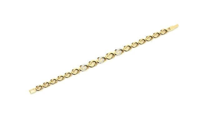 Diamond Bracelet 3D print model  3D print model