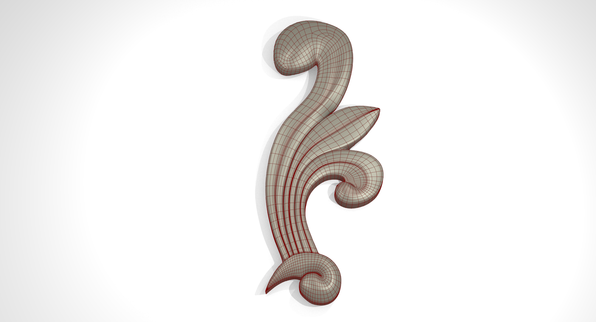 Flower 001 ready to print 3D print model_2