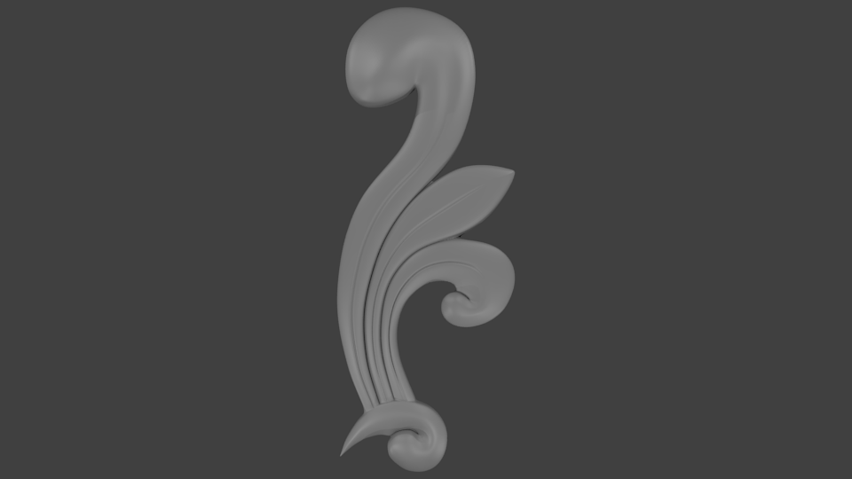 Flower 001 ready to print 3D print model_4