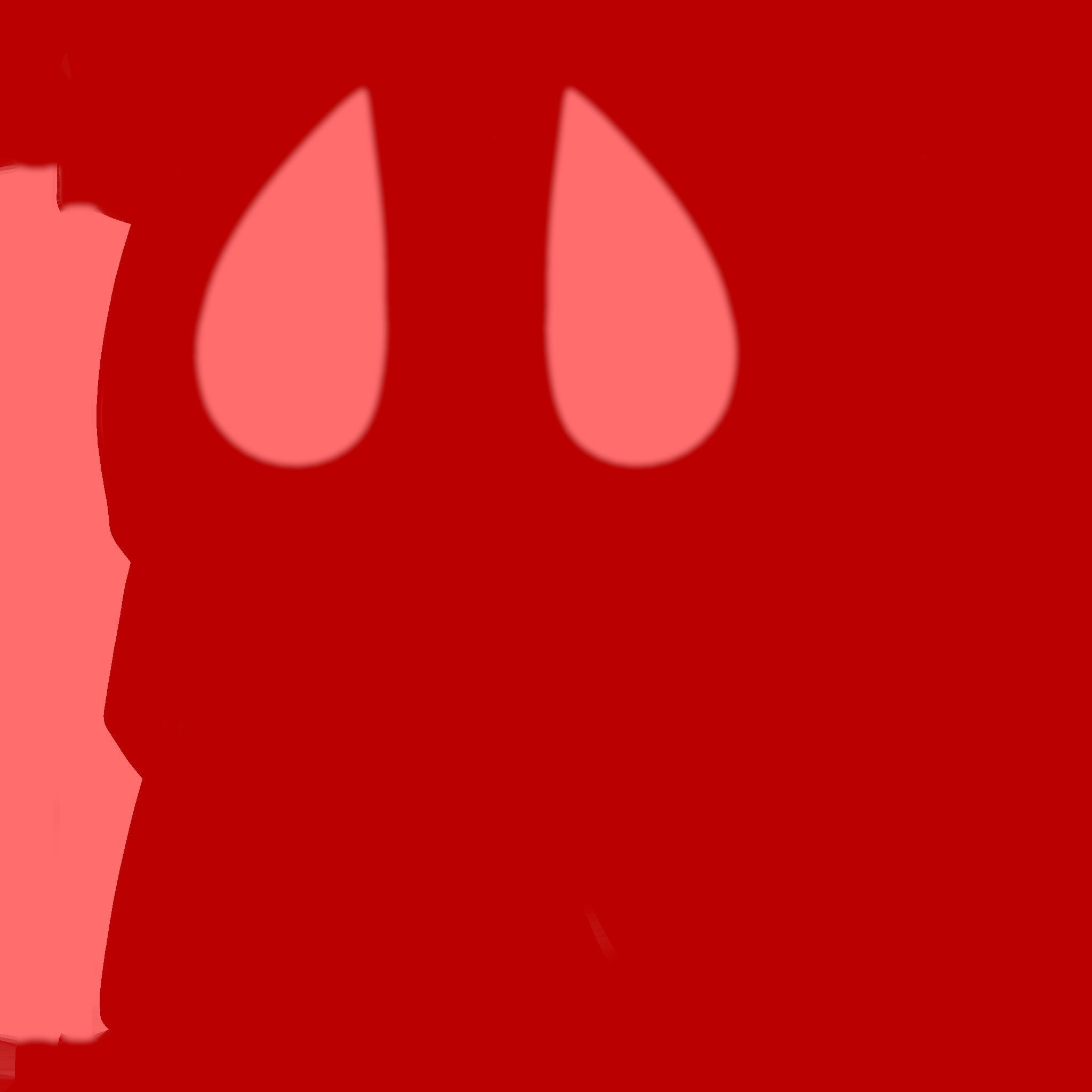 Furry Ears Tiara H10 Red - Headband Character Design Low-poly 3D model_18