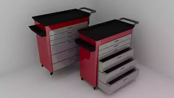 Tools Box Free low-poly 3D model