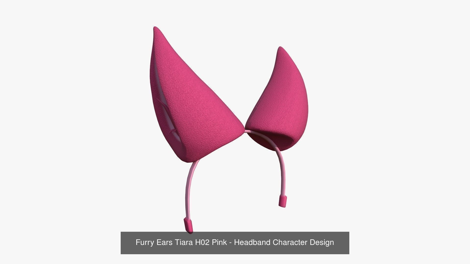10 Furry Ears Tiara H Collection - Headband Character Design _2