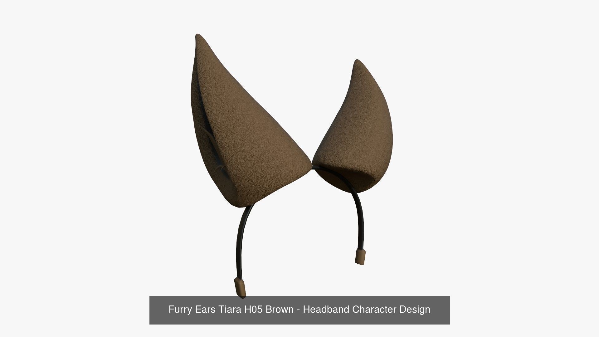 10 Furry Ears Tiara H Collection - Headband Character Design _5