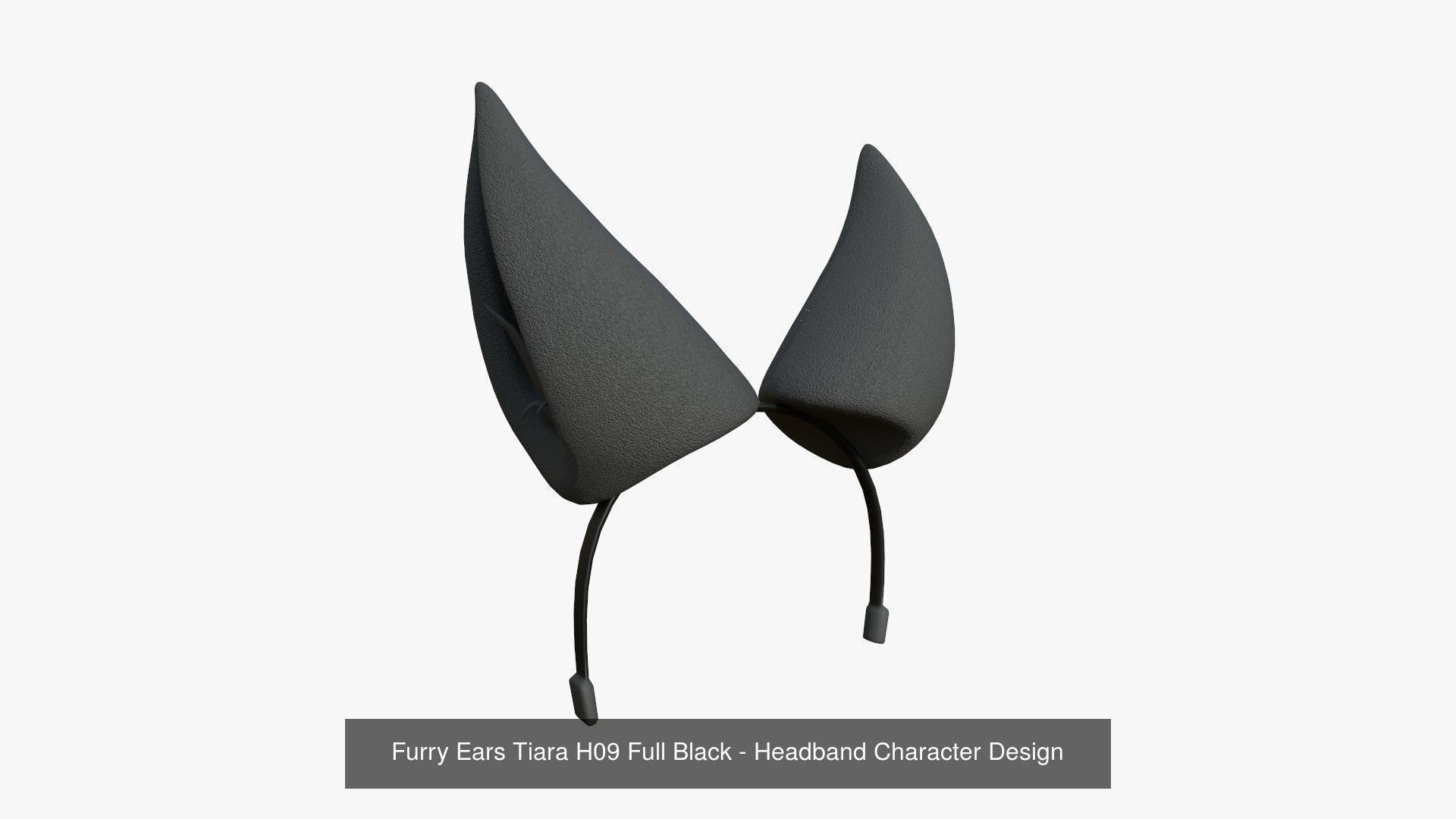 10 Furry Ears Tiara H Collection - Headband Character Design _9