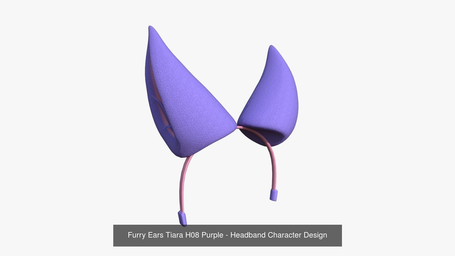 10 Furry Ears Tiara H Collection - Headband Character Design _8