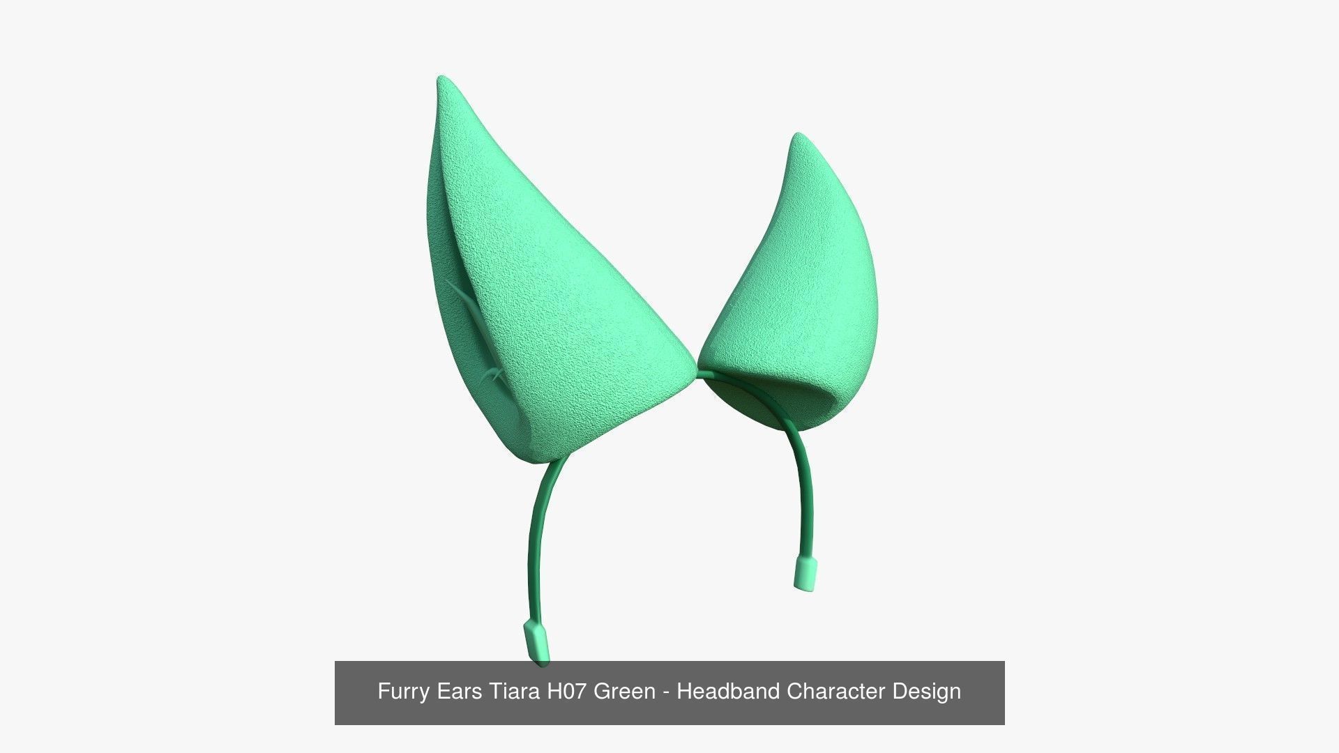 10 Furry Ears Tiara H Collection - Headband Character Design _7