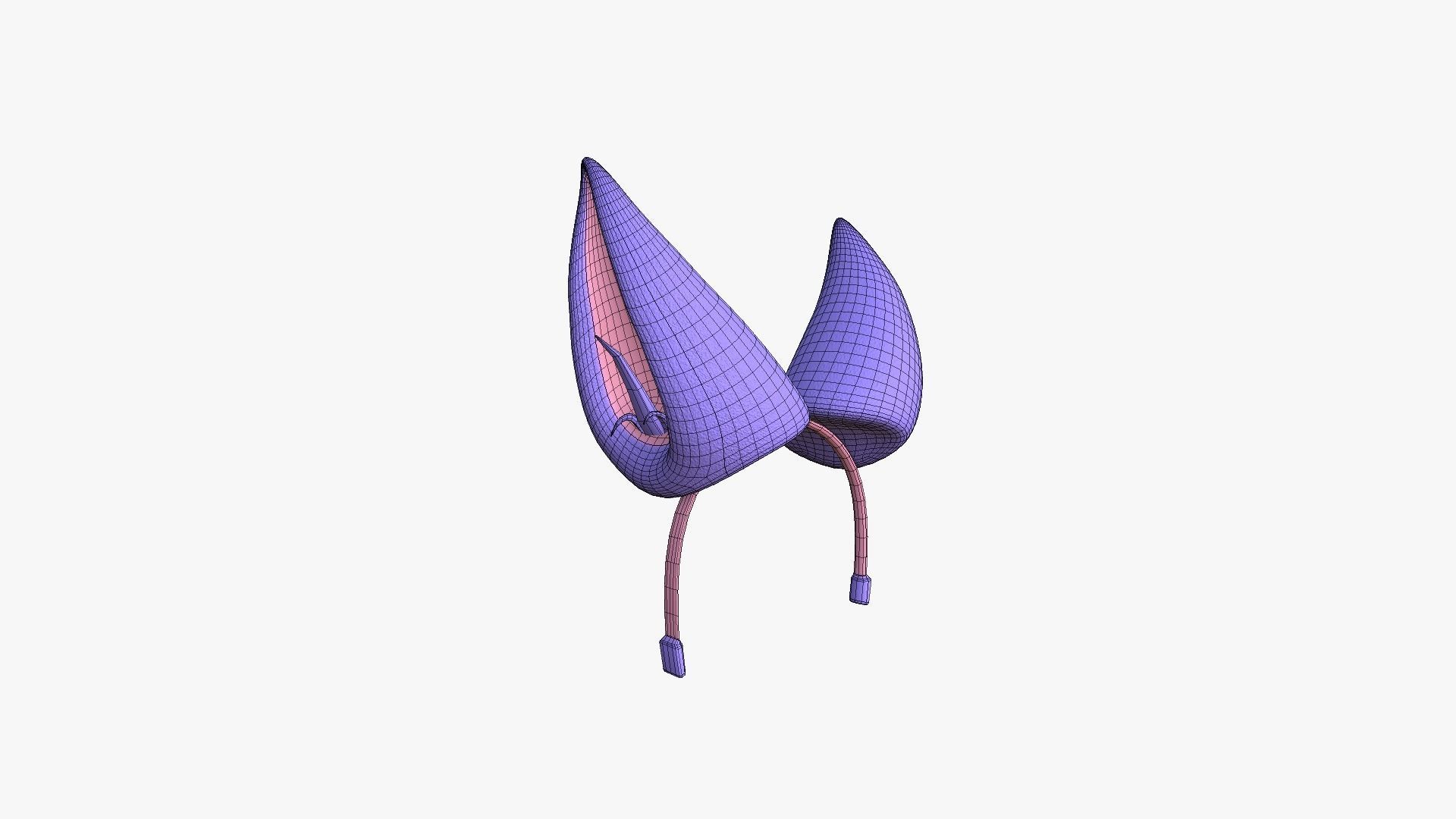 10 Furry Ears Tiara H Collection - Headband Character Design _55