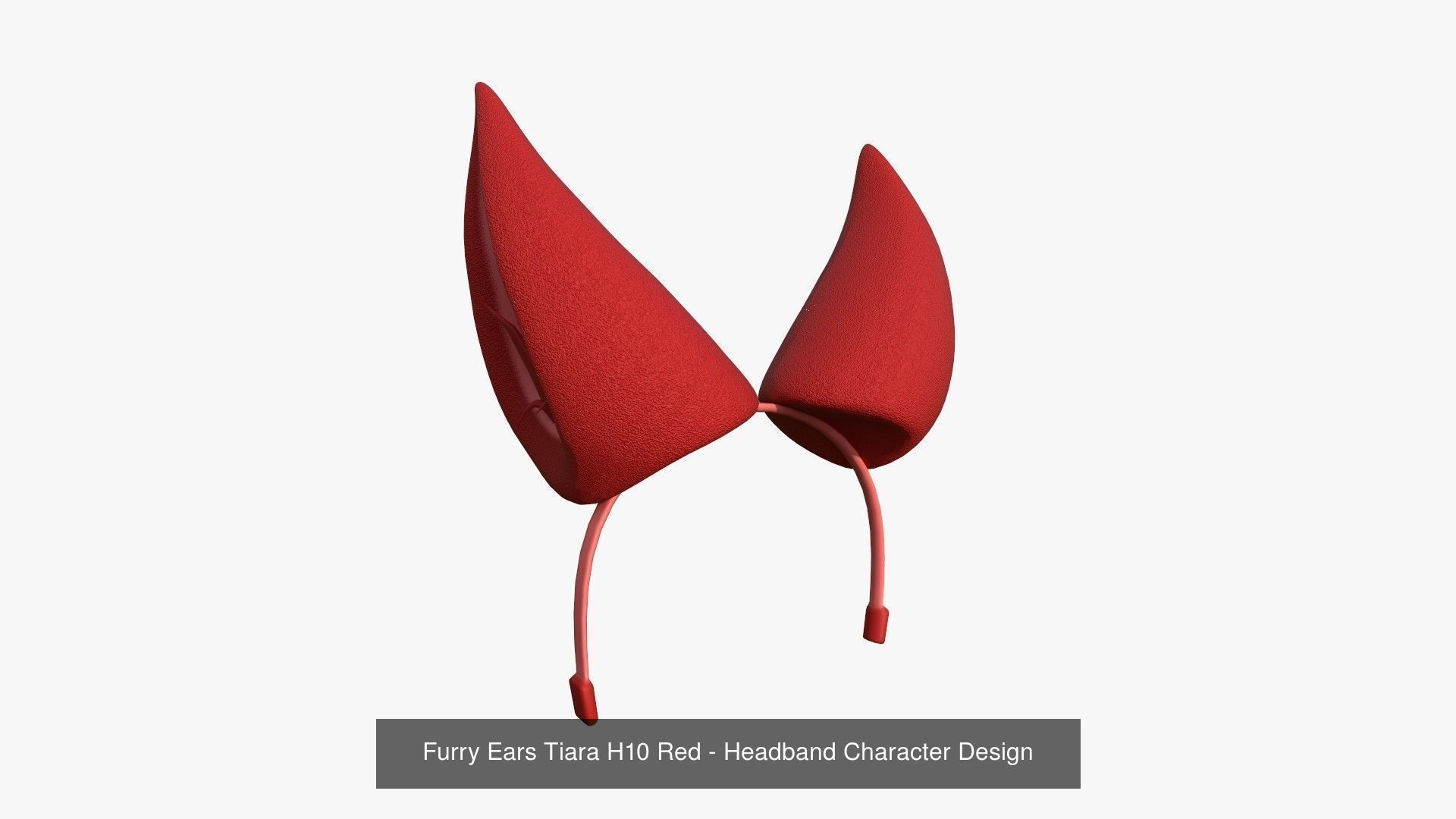 10 Furry Ears Tiara H Collection - Headband Character Design _10