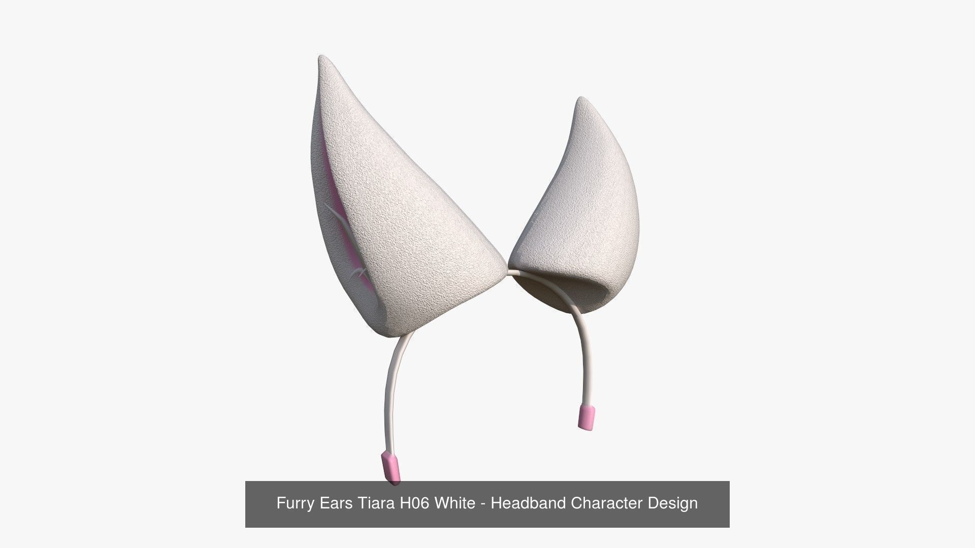 10 Furry Ears Tiara H Collection - Headband Character Design _6