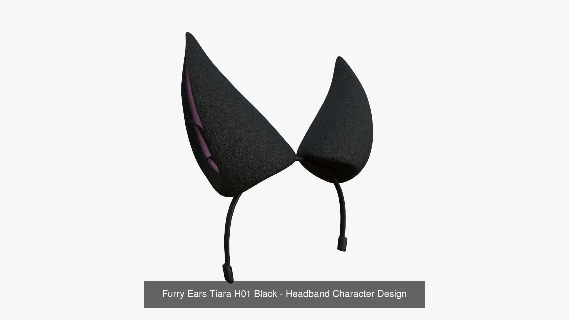 10 Furry Ears Tiara H Collection - Headband Character Design _1