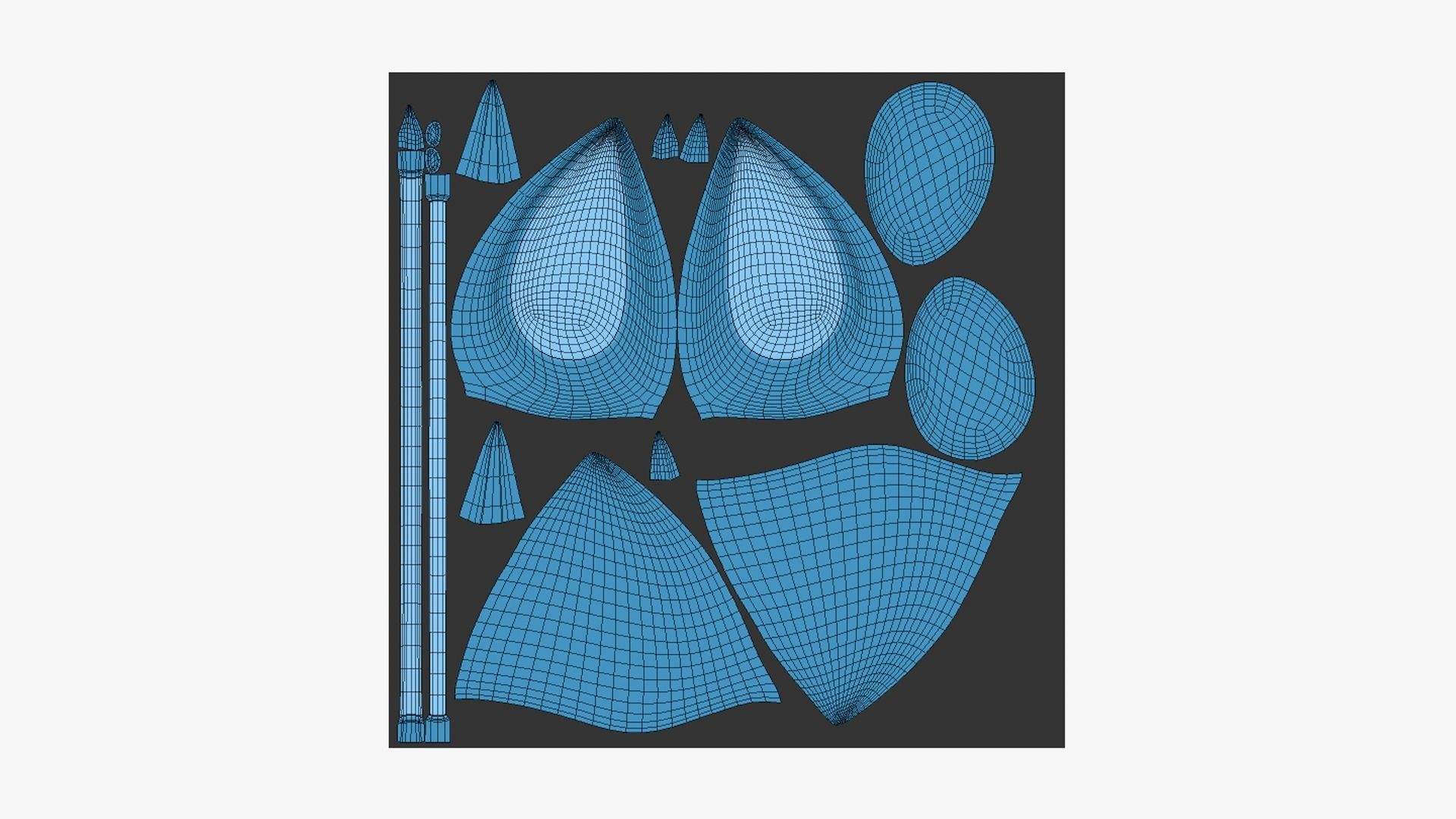 10 Furry Ears Tiara H Collection - Headband Character Design _71