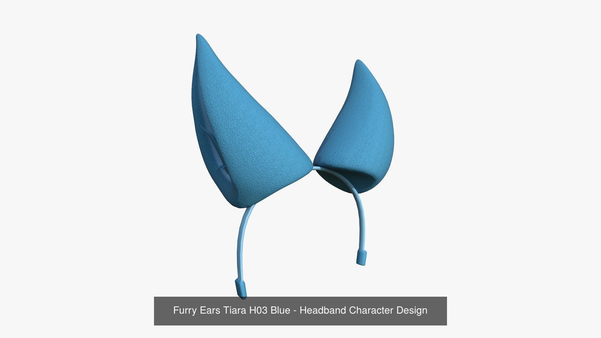 10 Furry Ears Tiara H Collection - Headband Character Design _3