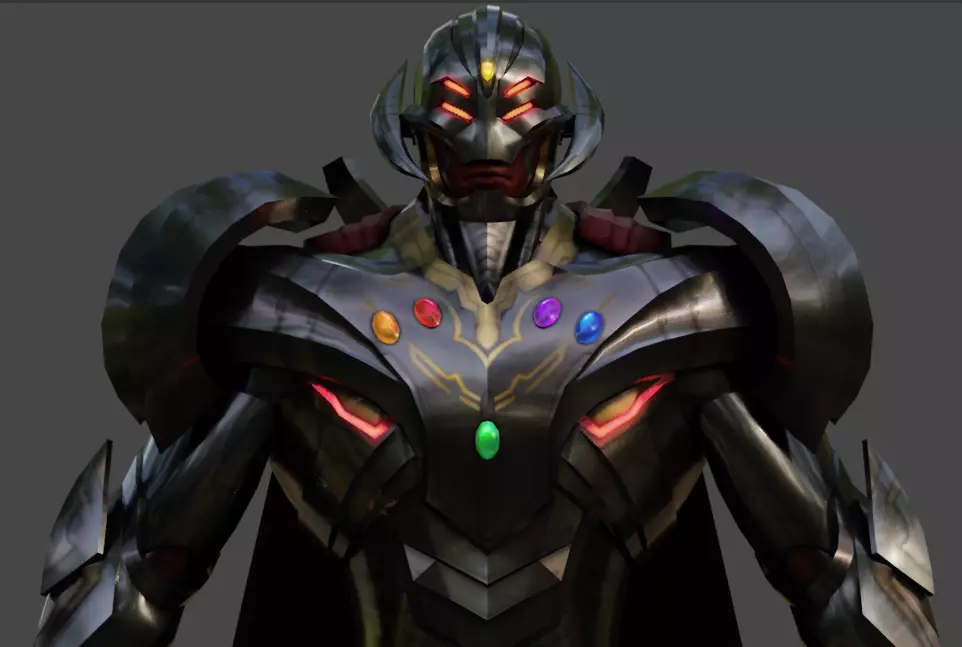Infinity Ultron 3D Model Free low-poly 3D model