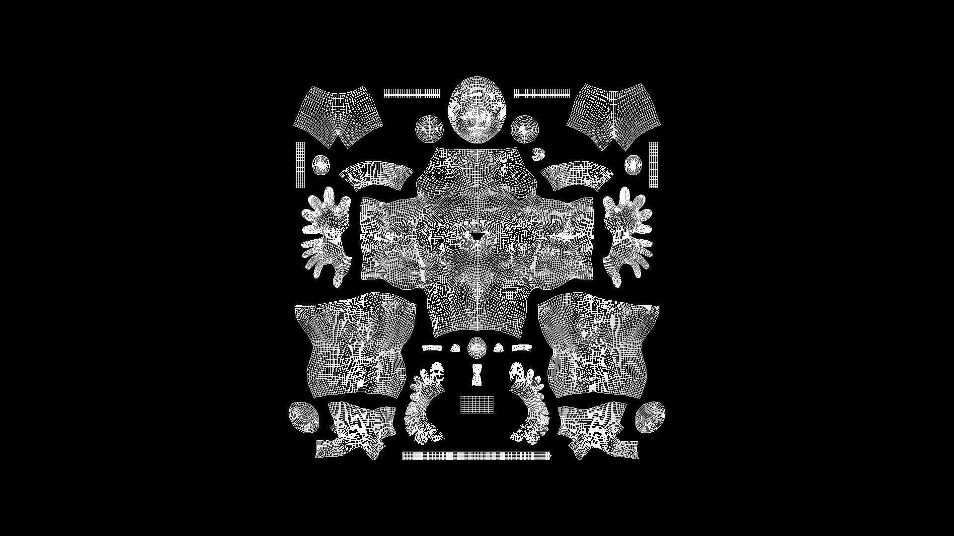 SAGT001 Rigged Sagat 3D model_10