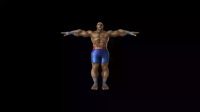 SAGT001 Rigged Sagat