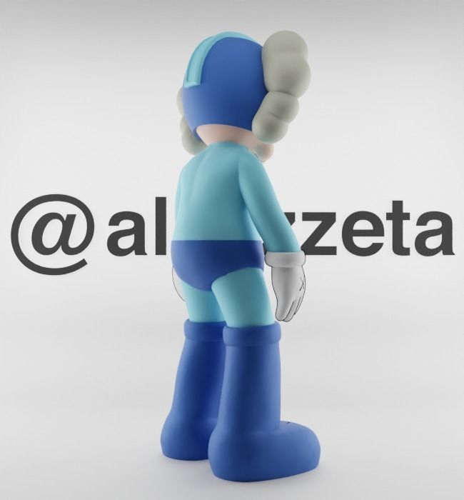Kaws Megaman for Print 3D print model_25