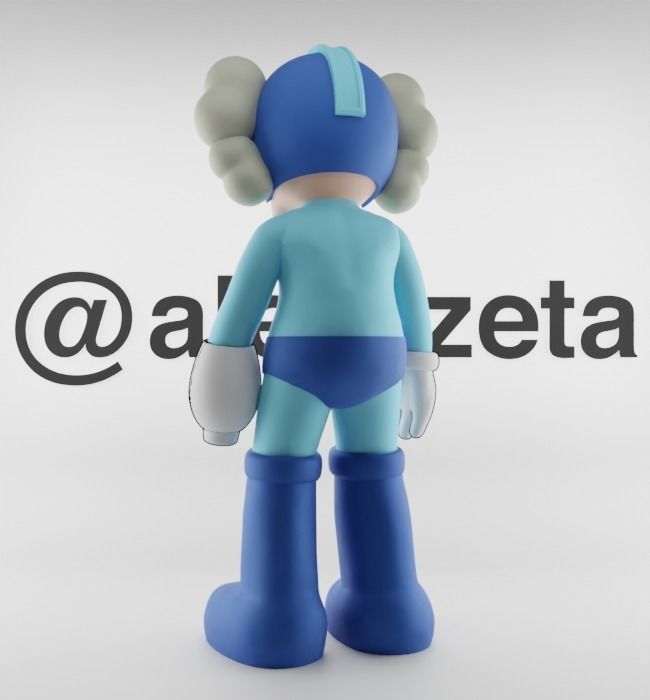 Kaws Megaman for Print 3D print model_18