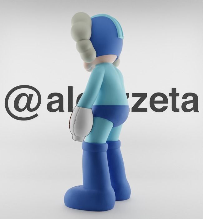 Kaws Megaman for Print 3D print model_14