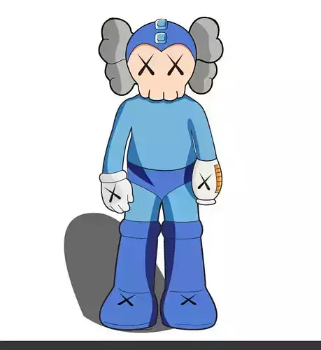 Kaws Megaman for Print 3D print model