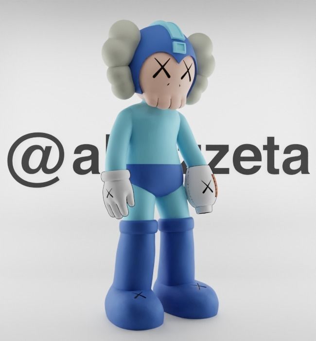 Kaws Megaman for Print 3D print model_35