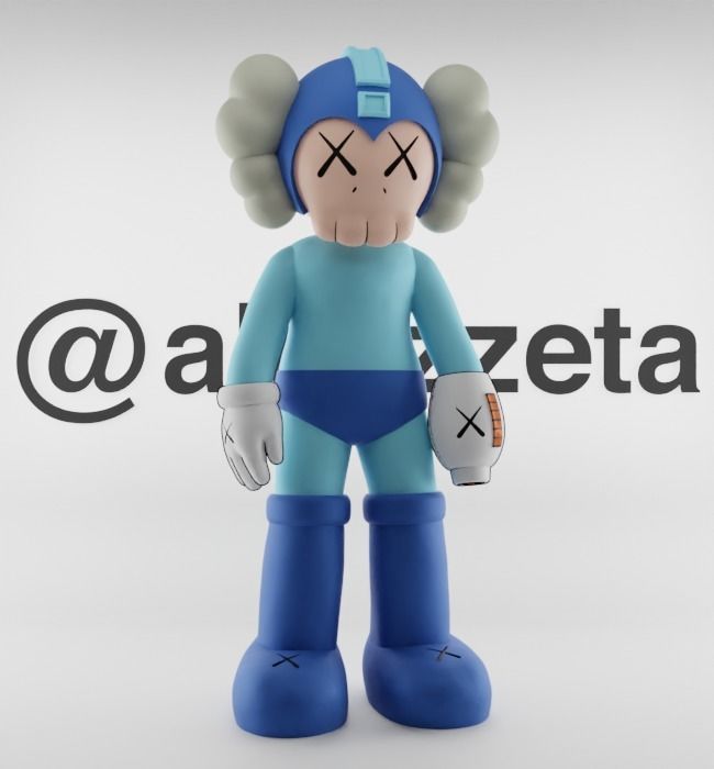 Kaws Megaman for Print 3D print model_37