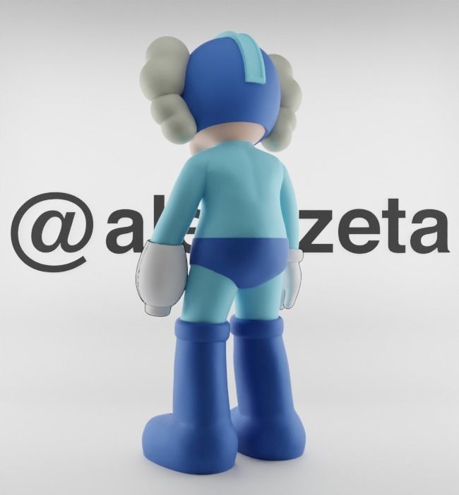 Kaws Megaman for Print 3D print model_17