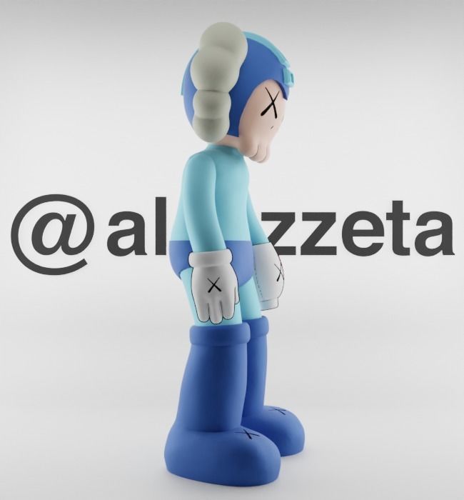 Kaws Megaman for Print 3D print model_31