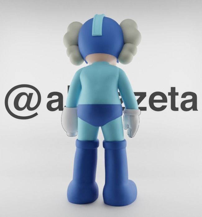 Kaws Megaman for Print 3D print model_21
