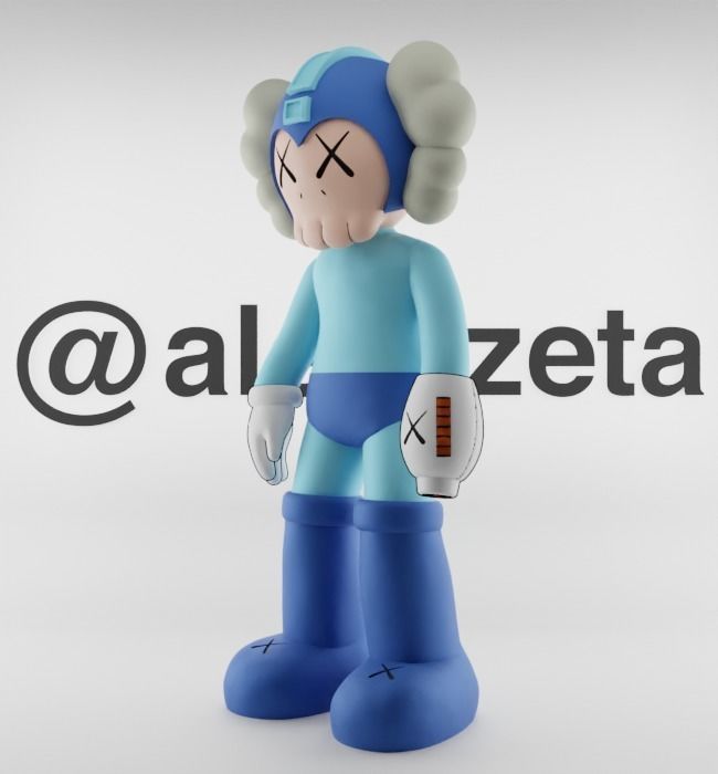 Kaws Megaman for Print 3D print model_6