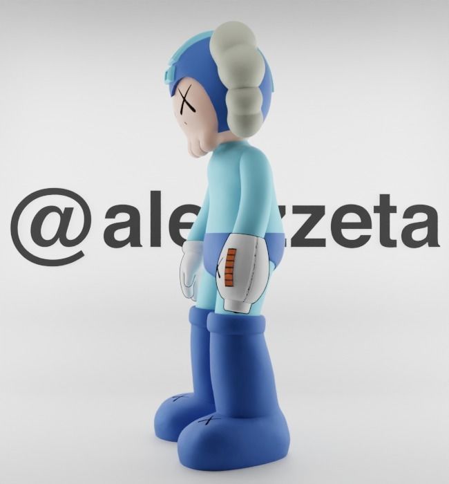 Kaws Megaman for Print 3D print model_9
