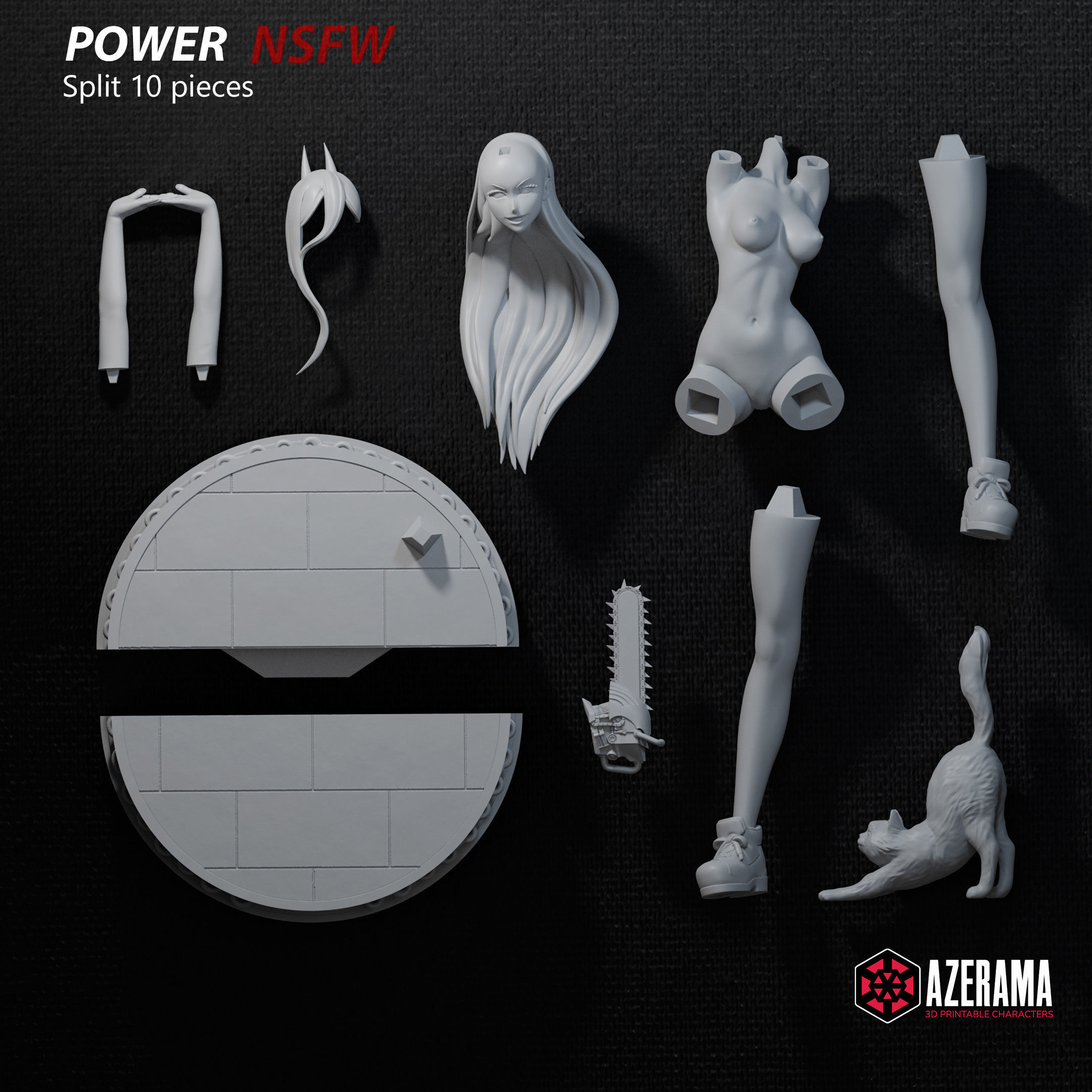 POWER NSFW STL Ready for 3D Printing 3D print model_3