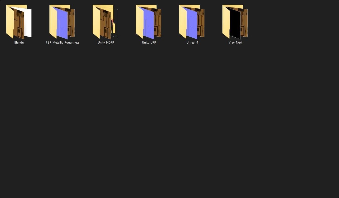 lowpoly bronze cpu passive cooler without rgb gameready  Low-poly 3D model_10