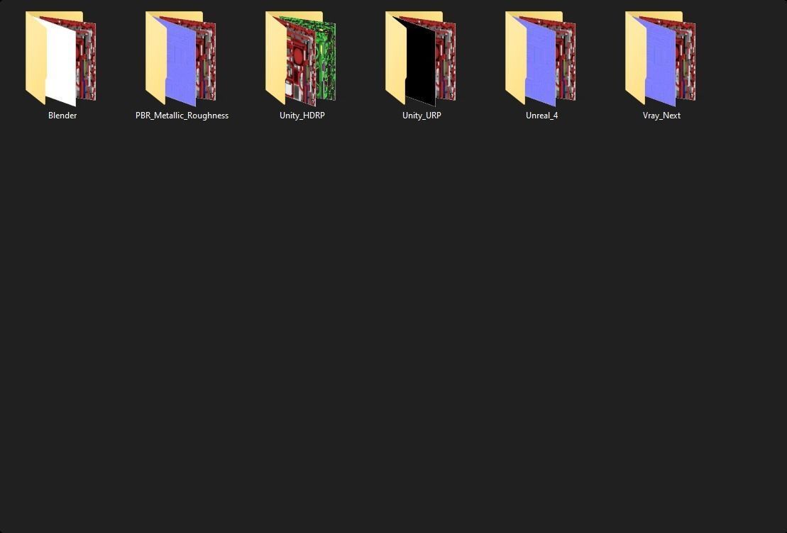 cpu cooler fan red alu lowpoly computer pc fan pbr Low-poly 3D model_13