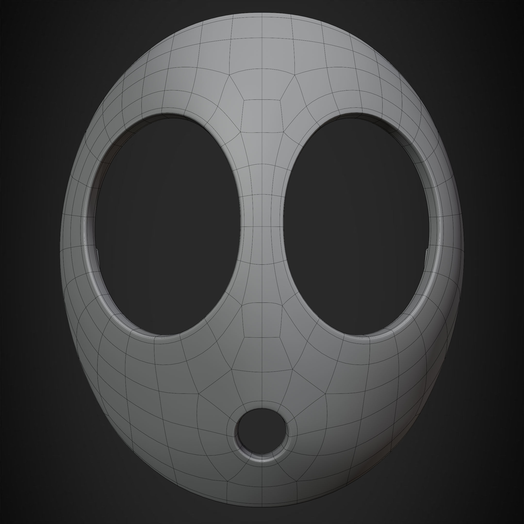Shy Guys Mask for Cosplay 3D print model_10