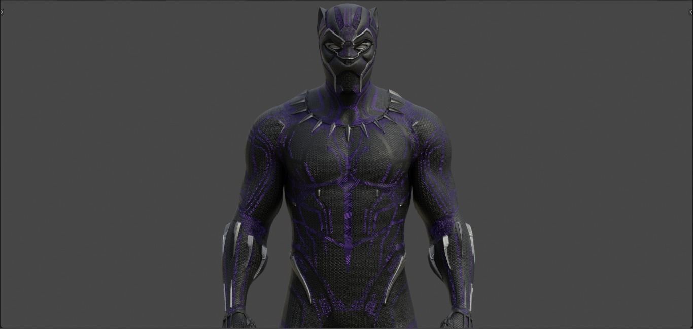 Black Panther - T challa - from Avengers Infinity War 3D Model 3D model_5