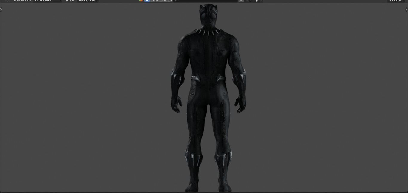 Black Panther - T challa - from Avengers Infinity War 3D Model 3D model_14