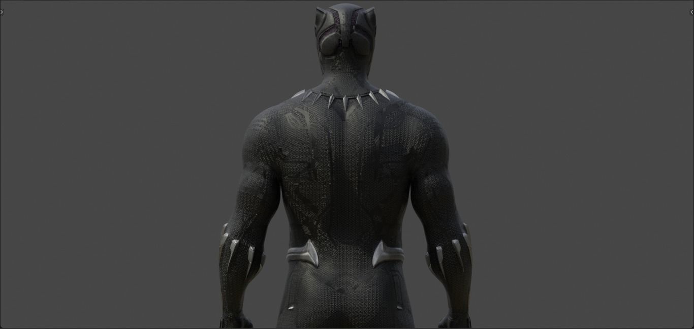 Black Panther - T challa - from Avengers Infinity War 3D Model 3D model_8
