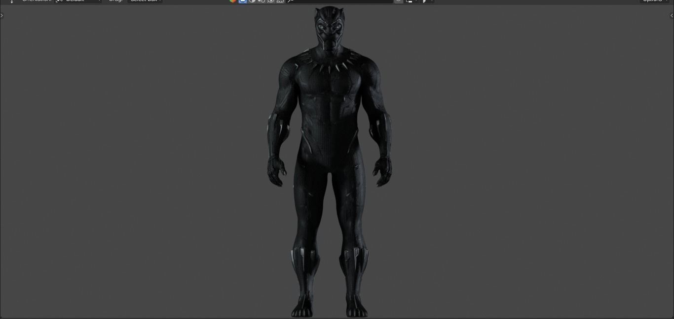 Black Panther - T challa - from Avengers Infinity War 3D Model 3D model_13