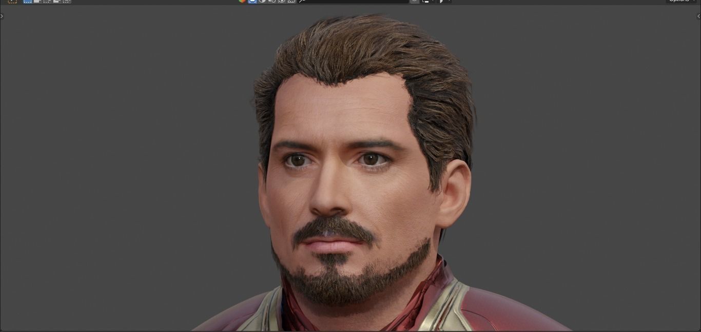 Iron Man -Tony Stark- Mark 50 from Avengers Infinity War  3D model_23