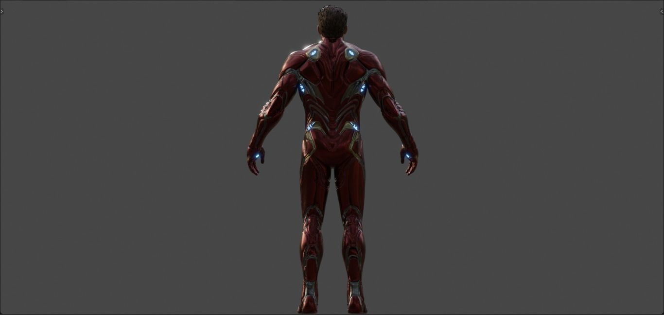 Iron Man -Tony Stark- Mark 50 from Avengers Infinity War  3D model_18