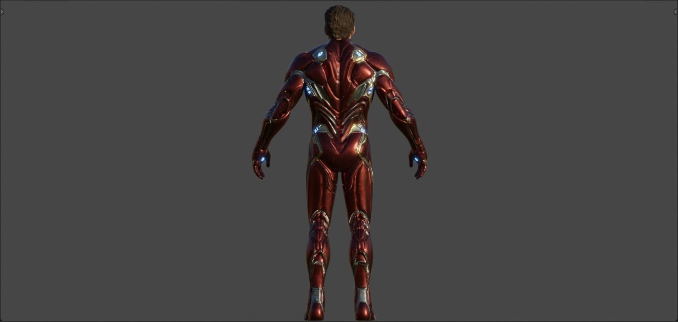 Iron Man -Tony Stark- Mark 50 from Avengers Infinity War  3D model_19