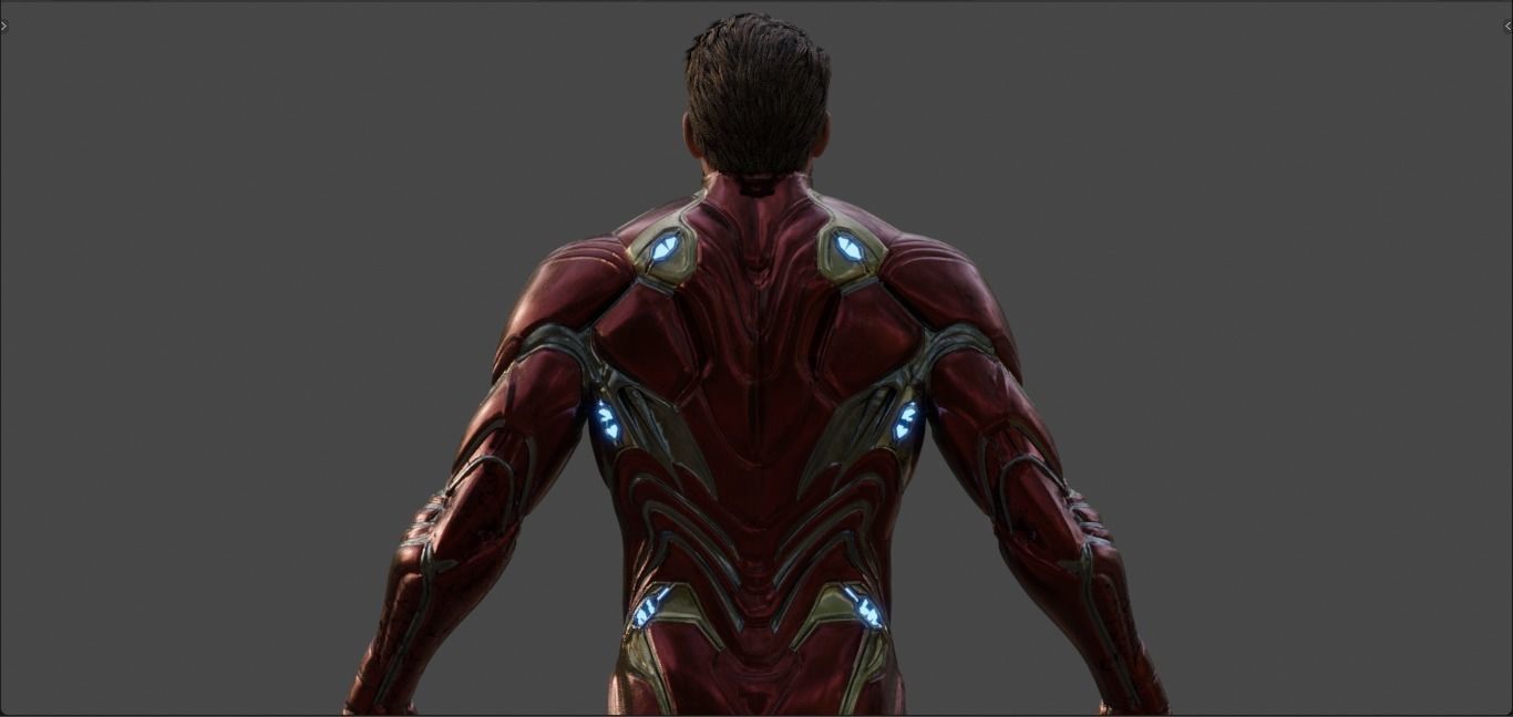 Iron Man -Tony Stark- Mark 50 from Avengers Infinity War  3D model_10
