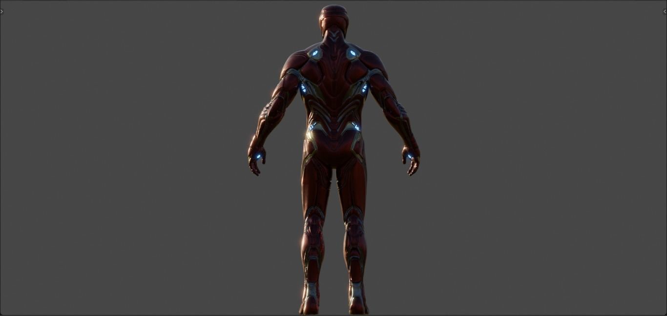 Iron Man -Tony Stark- Mark 50 from Avengers Infinity War  3D model_14