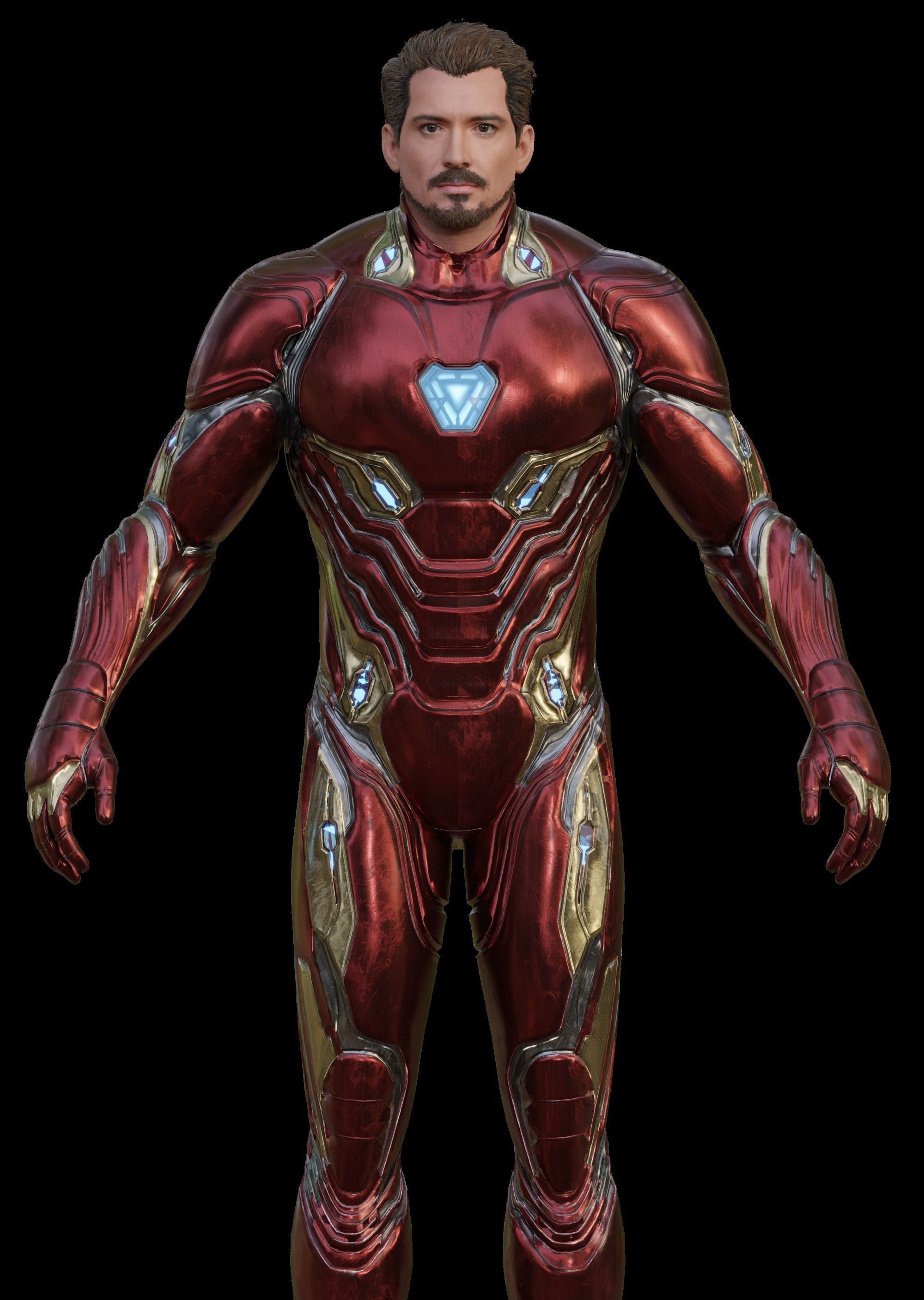 Iron Man -Tony Stark- Mark 50 from Avengers Infinity War  3D model_3