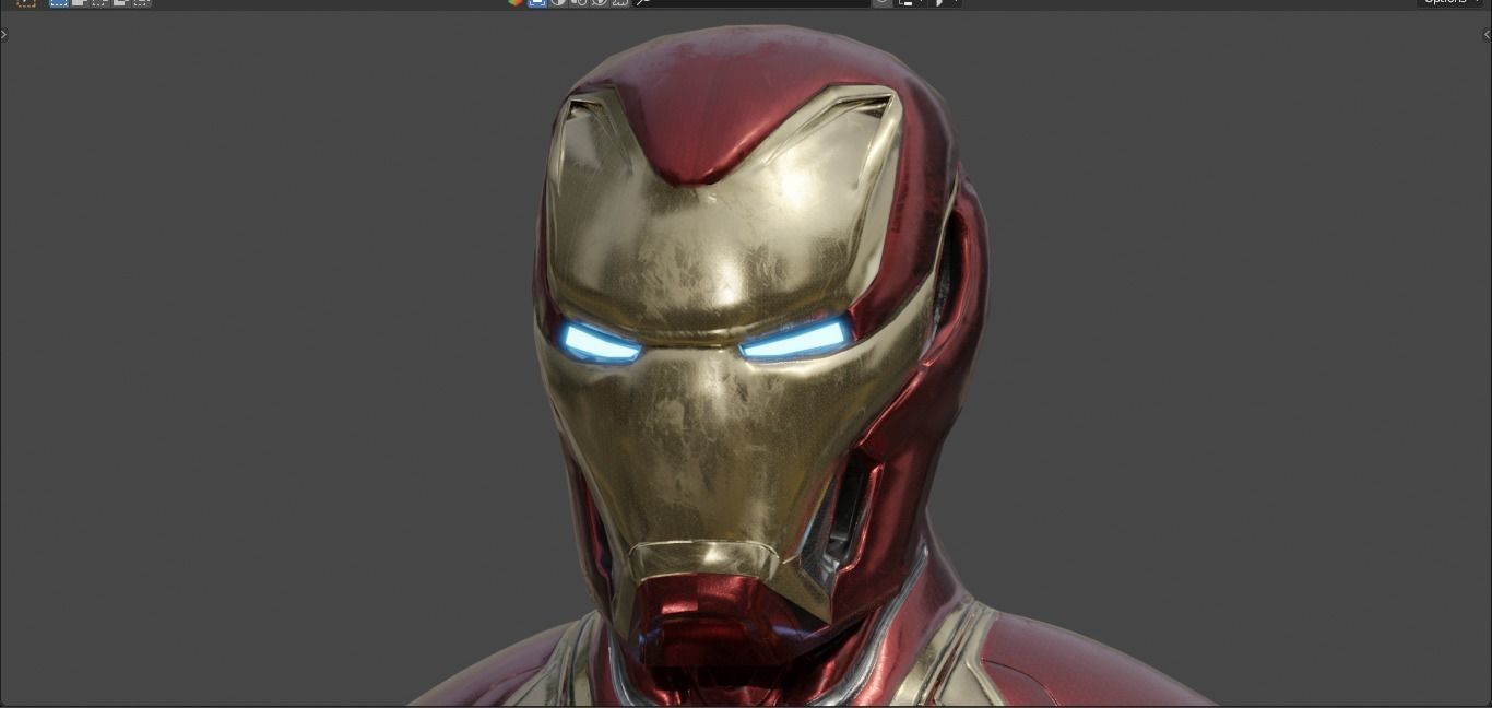 Iron Man -Tony Stark- Mark 50 from Avengers Infinity War  3D model_22